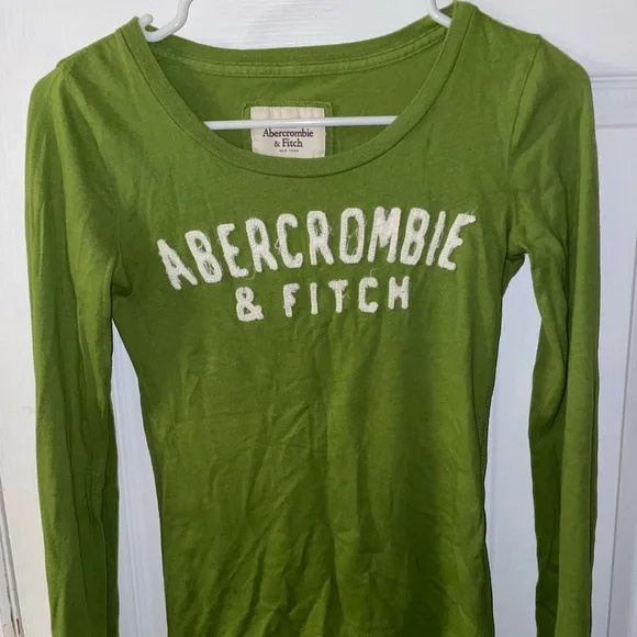 Abercrombie & Fitch 長袖シャツ M 緑 Abercrombie & Fitch Shirt mens Small Green Plaid Long Sleeve